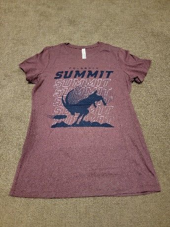 Women's SlimFit T (burgundy) -  '23 holiday special 20% off